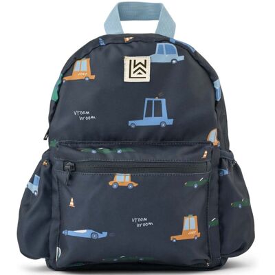 Liewood Andreas ryggsekk til barn, Cars/Classic Navy Liewood Andreas ryggsekk til barn, Cars/Classic Navy