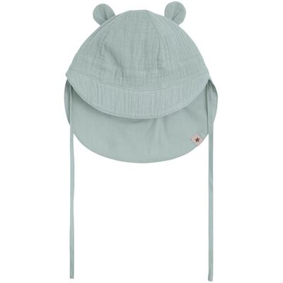 HUTTEliHUT solhatt med bjørneører, Gray Mist (2-4 år) 2-4 år HUTTEliHUT solhatt med bjørneører, Gray Mist (2-4 år) 2-4 år