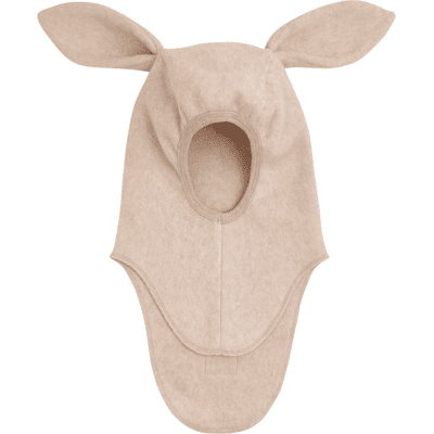 Huttelihut balaclava kanin bomullsfleece, Camel Melange (2-4 år) 2-4 år Huttelihut balaclava kanin bomullsfleece, Camel Melange (2-4 år) 2-4 år