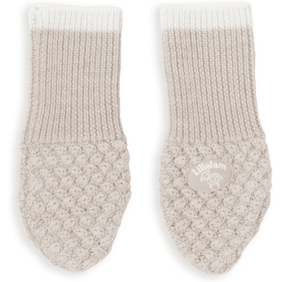 Lillelam Classic votter i merinoull, Lys beige (86/92) 86/92 Lillelam Classic votter i merinoull, Lys beige (86/92) 86/92