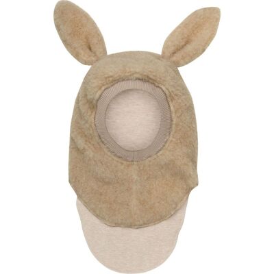 HUTTEliHUT Balaclava Teddy ull kaninører, Cobblestone (1-2 år) 1-2 år HUTTEliHUT Balaclava Teddy ull kaninører, Cobblestone (1-2 år) 1-2 år