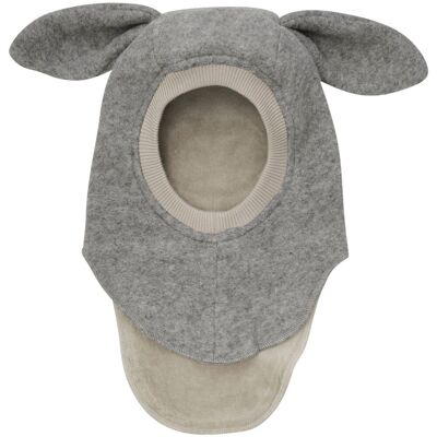 HUTTEliHUT Balaclava Kaninører tovet ull, Medium Grey (1-2 år) 1-2 år HUTTEliHUT Balaclava Kaninører tovet ull, Medium Grey (1-2 år) 1-2 år