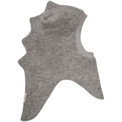 HUTTEliHUT Balaclava lue dino tovet ull, Medium Grey (1-2 år) 1-2 år HUTTEliHUT Balaclava lue dino tovet ull, Medium Grey (1-2 år) 1-2 år