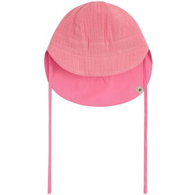 HUTTEliHUT solhatt i muslin, Plumeria (2-4 år) 2-4 år HUTTEliHUT solhatt i muslin, Plumeria (2-4 år) 2-4 år