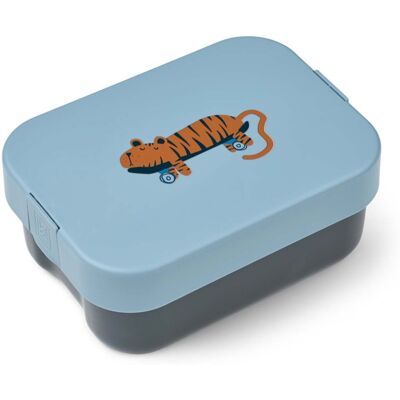 Liewood Kamil matboks, Tiger/Beach blue Liewood Kamil matboks, Tiger/Beach blue