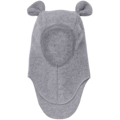 HUTTEliHUT Balaclava Bjørn ullfleece, Medium Grey Mel (1-2 år) 1-2 år HUTTEliHUT Balaclava Bjørn ullfleece, Medium Grey Mel (1-2 år) 1-2 år