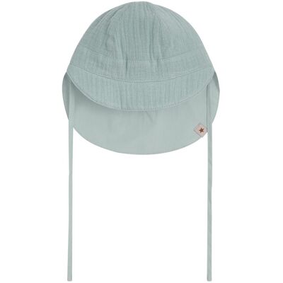 HUTTEliHUT solhatt i muslin, Gray Mist (2-4 år) 2-4 år HUTTEliHUT solhatt i muslin, Gray Mist (2-4 år) 2-4 år