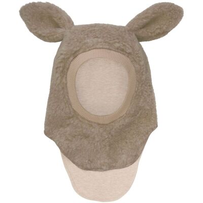 HUTTEliHUT Teddyull Balaclava Kanin, Camel Melange (1-2 år) 1-2 år HUTTEliHUT Teddyull Balaclava Kanin, Camel Melange (1-2 år) 1-2 år