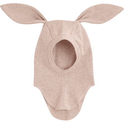 Huttelihut balaclava kaninører i jersey, Camel Melange (6-12 mnd) 6-12 mnd Huttelihut balaclava kaninører i jersey, Camel Melange (6-12 mnd) 6-12 mnd