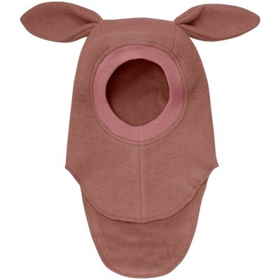 HUTTEliHUT Balaclava Kaninører tovet ull, Burlwood (1-2 år) 1-2 år HUTTEliHUT Balaclava Kaninører tovet ull, Burlwood (1-2 år) 1-2 år