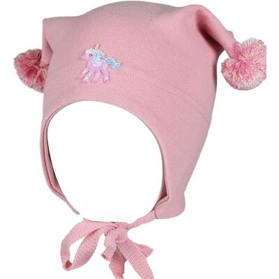 Kivat vårlue med enhjørning, Vintage Pink (2-4 år) 2-4 år Kivat vårlue med enhjørning, Vintage Pink (2-4 år) 2-4 år