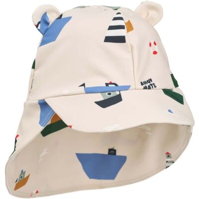 Liewood Senia solhatt med ører til barn, Sailing/Sandy (1-2 år) 1-2 år Liewood Senia solhatt med ører til barn, Sailing/Sandy (1-2 år) 1-2 år