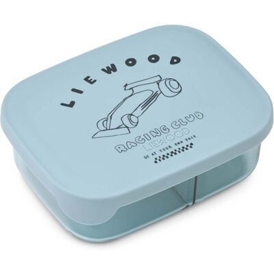 Liewood Arthur matboks i tritan, Race Car/Beach Blue Liewood Arthur matboks i tritan, Race Car/Beach Blue