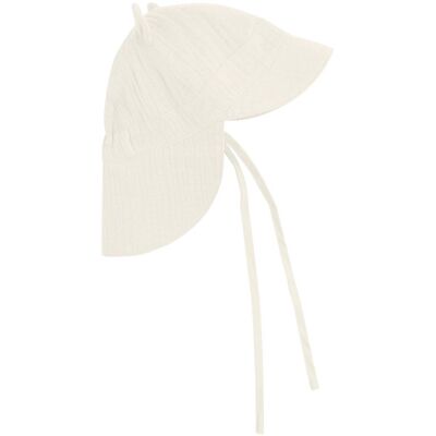 HUTTEliHUT solhatt med bjørneører, Antique White (2-4 år) 2-4 år HUTTEliHUT solhatt med bjørneører, Antique White (2-4 år) 2-4 år