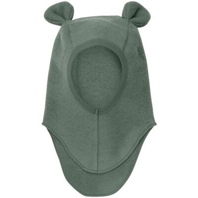 HUTTEliHUT Balaclava Bjørn ullfleece, Beetle (0-1 år) 0-1 år HUTTEliHUT Balaclava Bjørn ullfleece, Beetle (0-1 år) 0-1 år