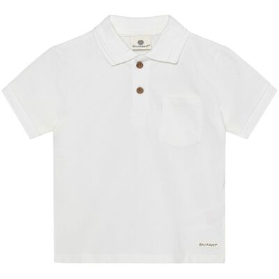 En Fant EnFant Poloskjorte til barn, Egret (98) 98 En Fant EnFant Poloskjorte til barn, Egret (98) 98