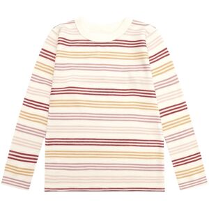 Hust&Claire ull Hust and Claire Abba 3 Stripes ull/bambus genser, Off White (140) 140 Hust&Claire ull Hust and Claire Abba 3 Stripes ull/bambus genser, Off White (140) 140