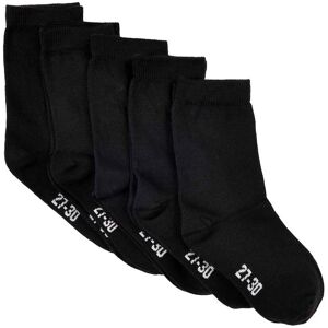 MinyMo 5-pack sokker til barn, Black (19/22) 19/22 MinyMo 5-pack sokker til barn, Black (19/22) 19/22