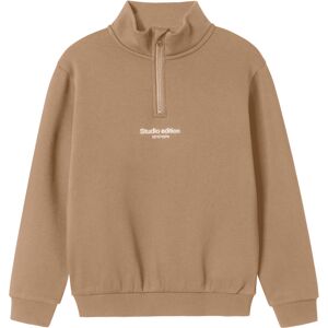 Name It Nkmbrody half-zip sweatshirt til barn, Pure Cashmere (116) 116 Name It Nkmbrody half-zip sweatshirt til barn, Pure Cashmere (116) 116