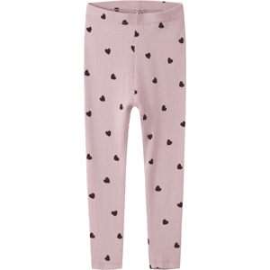 Name It Nmfkheart leggings til småbarn, Burnished Lilac (122) 122 Name It Nmfkheart leggings til småbarn, Burnished Lilac (122) 122