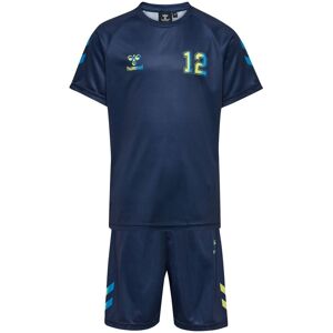 Hummel Shimmer shorts-sett til barn, Dress Blues/Limeade (134) 134 Hummel Shimmer shorts-sett til barn, Dress Blues/Limeade (134) 134