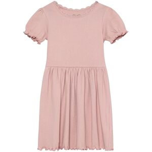 HUTTEliHUT Rib kjole til barn, Pale Mauve (116) 116 HUTTEliHUT Rib kjole til barn, Pale Mauve (116) 116