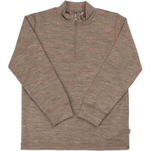 Joha half-zip genser i ull/silke til barn, Beige Mel. (140) 140 Joha half-zip genser i ull/silke til barn, Beige Mel. (140) 140