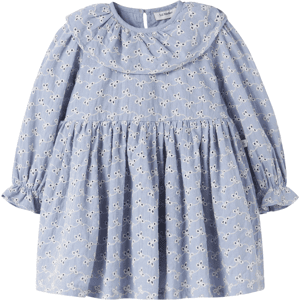Lil' Atelier Nmftessie kjole til småbarn, Zen Blue (116) 116 Lil' Atelier Nmftessie kjole til småbarn, Zen Blue (116) 116