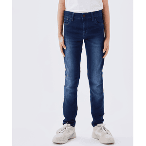 Name It Nkmtheo 3113 x-slim jeans til barn, Dark Blue Den. (140) 140 Name It Nkmtheo 3113 x-slim jeans til barn, Dark Blue Den. (140) 140