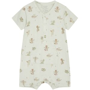 Hust&Claire bambus Hust and Claire Milu romper i bambus, Green Hint (68) 68 Hust&Claire bambus Hust and Claire Milu romper i bambus, Green Hint (68) 68