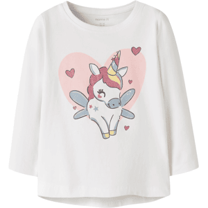 Name It Nmfvix genser til småbarn, Bright White (104) 104 Name It Nmfvix genser til småbarn, Bright White (104) 104