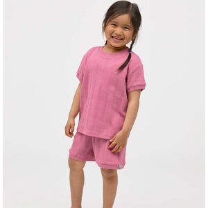 Gullkorn Cleve shorts-sett til barn, Rosa (116) 116 Gullkorn Cleve shorts-sett til barn, Rosa (116) 116