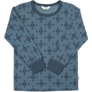 Joha Ice Crystal genser i ull/bomull til barn, Blue (140) 140 Joha Ice Crystal genser i ull/bomull til barn, Blue (140) 140