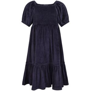 Vilje & Ve Amalie velour kjole til barn, Classic Navy (122) 122 Vilje & Ve Amalie velour kjole til barn, Classic Navy (122) 122