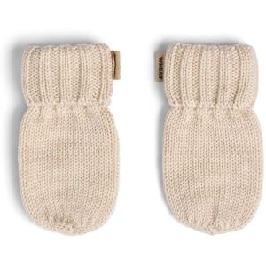 Wheat yttertøy Wheat Lilloa ullvotter til baby, Offwhite Melange Wheat yttertøy Wheat Lilloa ullvotter til baby, Offwhite Melange