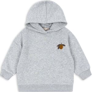 Konges Sløjd Lou hettegenser til barn, Grey Melange (5-6 år) 5-6 år Konges Sløjd Lou hettegenser til barn, Grey Melange (5-6 år) 5-6 år