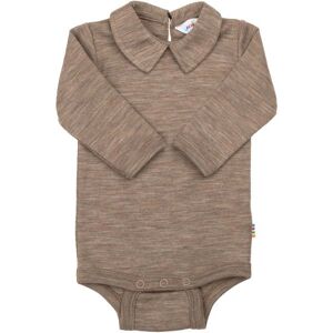 Joha body i ull/silke m/krage, Beige Mel. Joha body i ull/silke m/krage, Beige Mel.