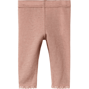Lil' Atelier Nbfnoel leggings i ull til baby, Roebuck (56) 56 Lil' Atelier Nbfnoel leggings i ull til baby, Roebuck (56) 56