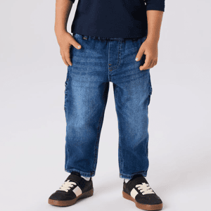 Name It Nmmben tapered jeans til småbarn, Dark Blue Denim (92) 92 Name It Nmmben tapered jeans til småbarn, Dark Blue Denim (92) 92