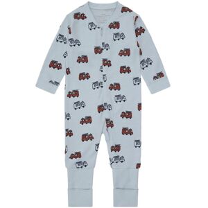Hust&Claire ull Hust and Claire Firetruck Zip heldress ull/bambus, Baby Blue (80) 80 Hust&Claire ull Hust and Claire Firetruck Zip heldress ull/bambus, Baby Blue (80) 80