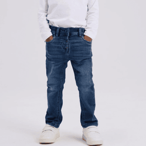 Name It Nmmsilas myke jeans til småbarn, Dark Blue Denim (104) 104 Name It Nmmsilas myke jeans til småbarn, Dark Blue Denim (104) 104