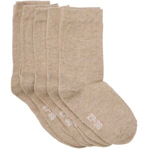 MinyMo 5-pack sokker til barn, Silver Mink Melange (35/38) 35/38 MinyMo 5-pack sokker til barn, Silver Mink Melange (35/38) 35/38