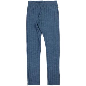 Joha leggings i ull/silke til barn, Blue mel. (110) 110 Joha leggings i ull/silke til barn, Blue mel. (110) 110