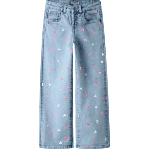 Name It Nkfrose Wide-fit jeans til barn, Light Blue Bleached (134) 134 Name It Nkfrose Wide-fit jeans til barn, Light Blue Bleached (134) 134