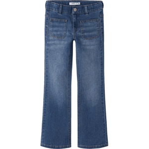 Name It Nkfpolly Skinny boot jeans til barn, Medium Blue Den. (140) 140 Name It Nkfpolly Skinny boot jeans til barn, Medium Blue Den. (140) 140