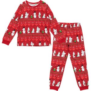 Martinex Vinterhjerte Mummi pyjamas til barn, Red (86/92) 86/92 Martinex Vinterhjerte Mummi pyjamas til barn, Red (86/92) 86/92