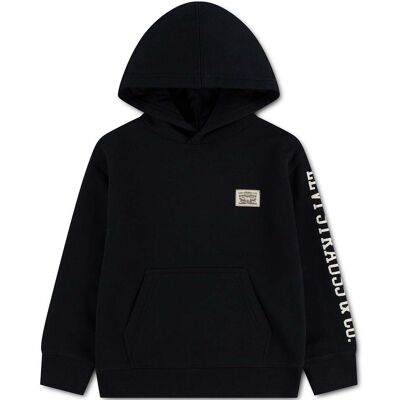 Levis Sleeve Hit hettegenser til barn, Jet Black (8 år) 8 år Levis Sleeve Hit hettegenser til barn, Jet Black (8 år) 8 år