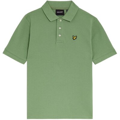 Lyle & Scott kortermet poloskjorte, Smoke Green (15-16 år) 15-16 år Lyle & Scott kortermet poloskjorte, Smoke Green (15-16 år) 15-16 år