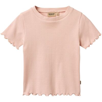 Wheat Alicia ribb t-skjorte til barn, Powder (128) 128 Wheat Alicia ribb t-skjorte til barn, Powder (128) 128