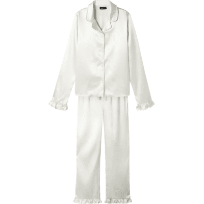 LMTD Nlfnightys pyjamas til barn, White Alyssum (170/176) 170/176 LMTD Nlfnightys pyjamas til barn, White Alyssum (170/176) 170/176